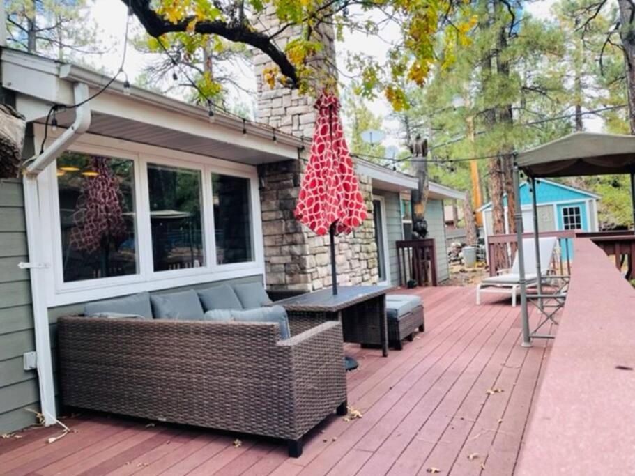Relaxingrejuvenating 4Br 3 And Half Ba Cabin Munds Park Bagian luar foto